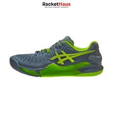 Asics Gel Resolution 9 Steel Blue/Green