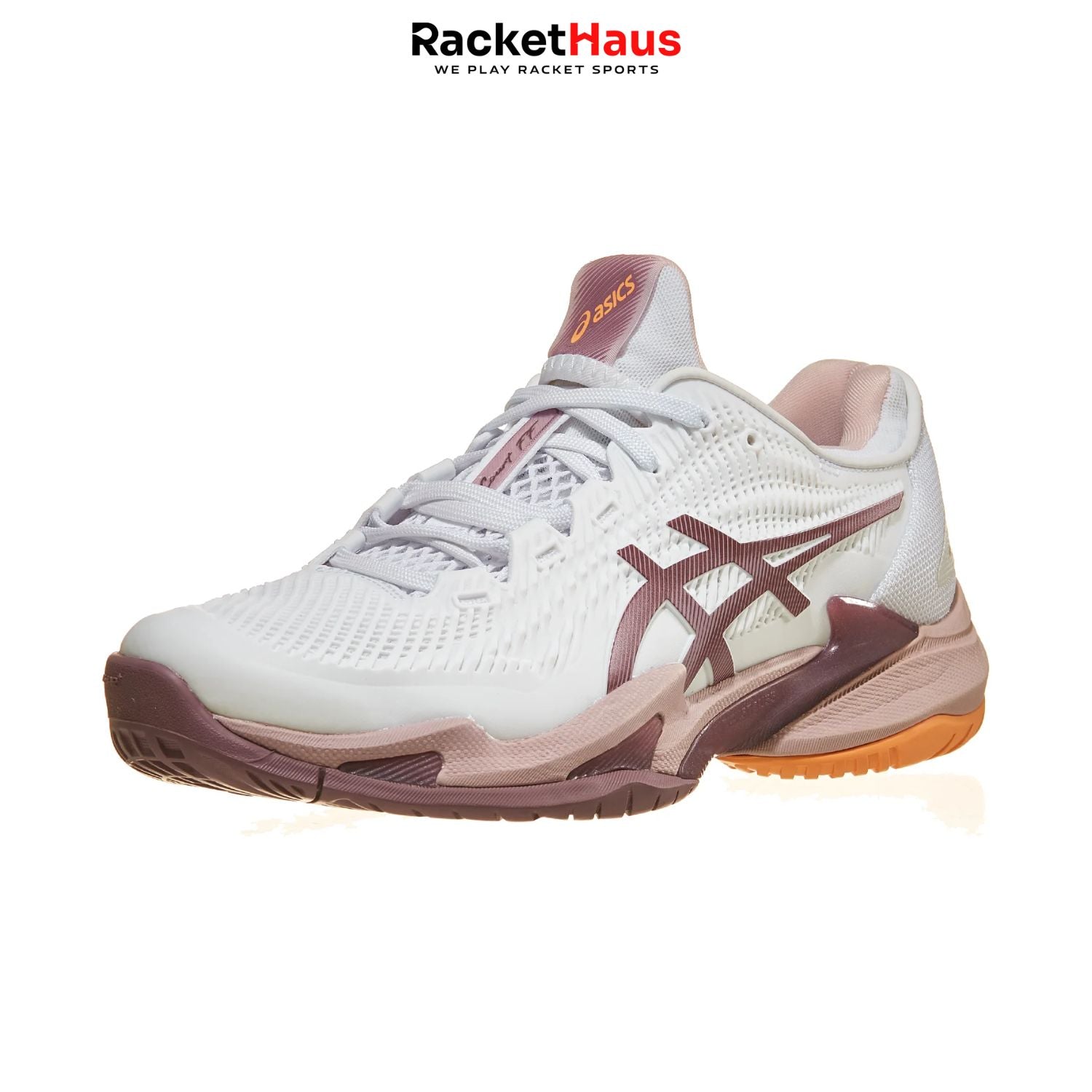 Asics Court FF3 Womens White/Watershed Rose