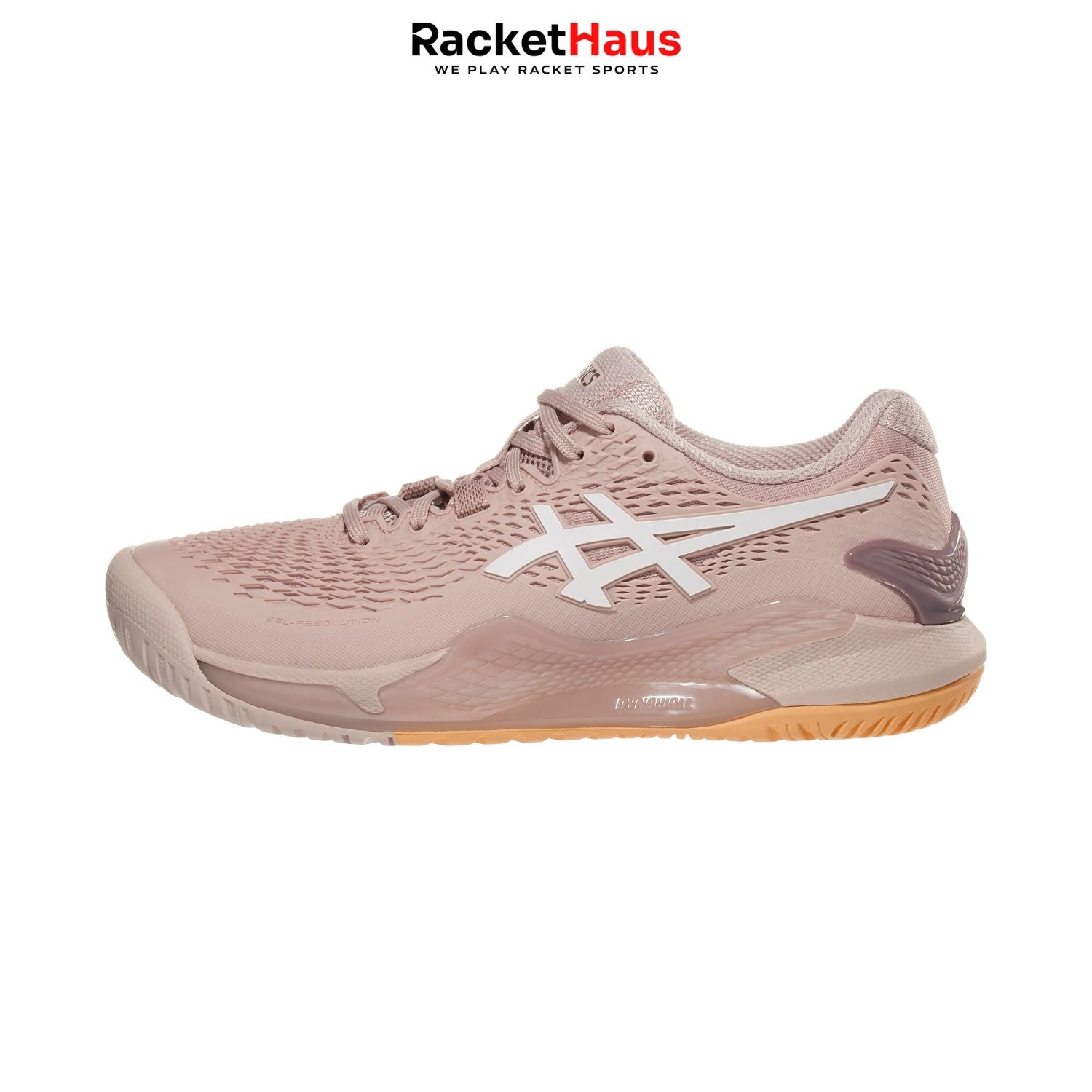 Asics Gel Resolution 9 Womens Watershed Rose/white (Wide)