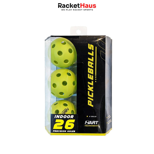 HART Pickleball 26 Holes Tournament Indoor ball 6pcs