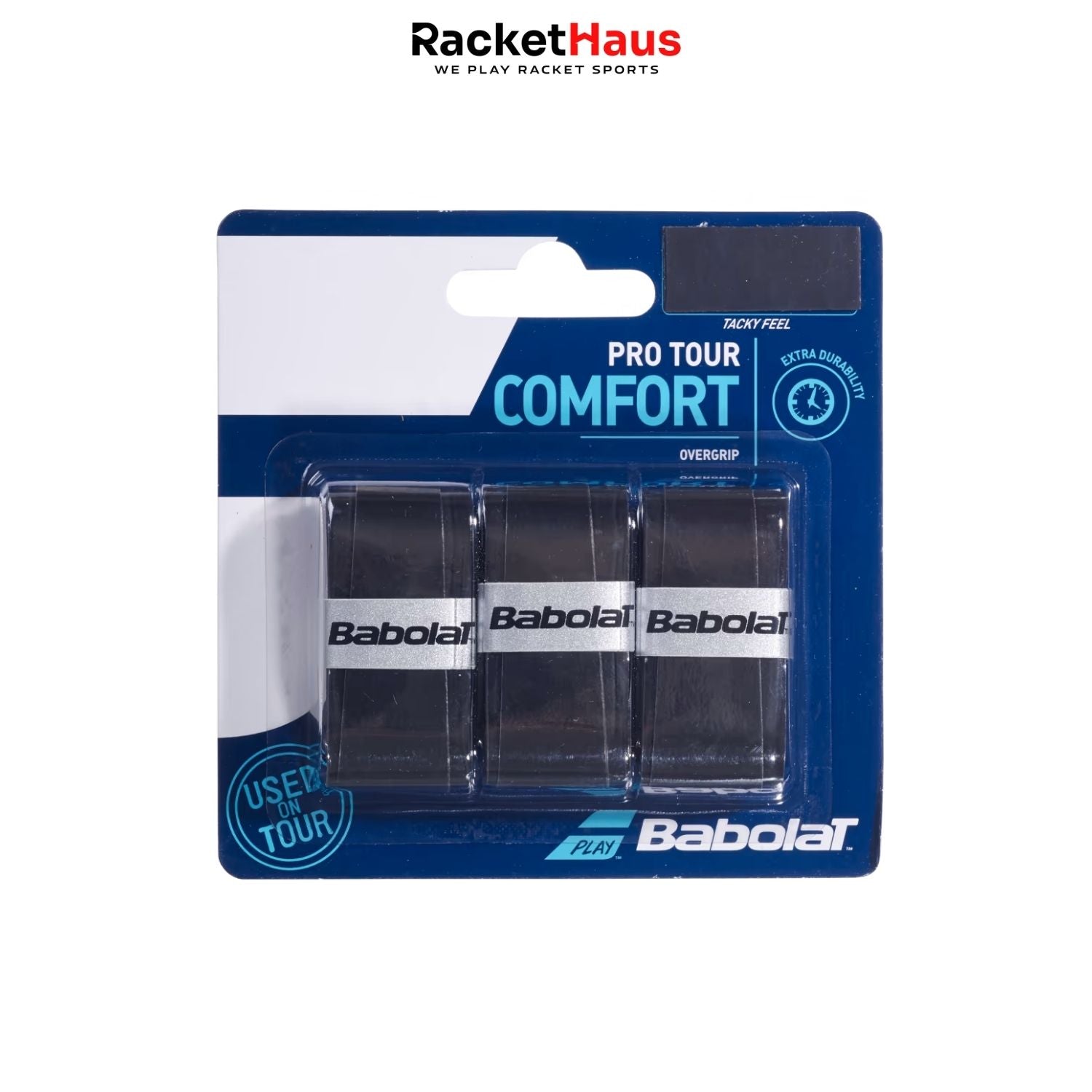 Babolat Pro Tour x 3 Overgrip Black RacketHaus